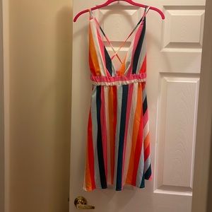 Summer striped dress